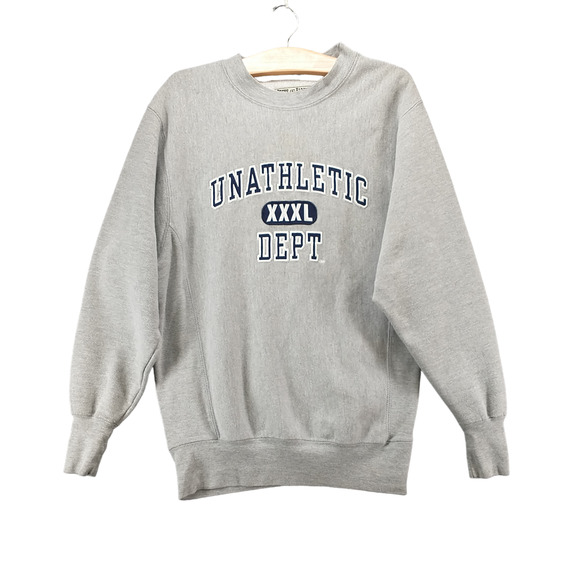 Steve & Barrys Men's Sweatshirt Gray XS Unathletic Dept Pullover Long Sleeve - Picture 1 of 11